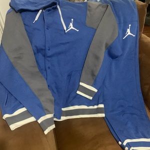 Men’s Jordan Sweat Jacket and Jogger pants